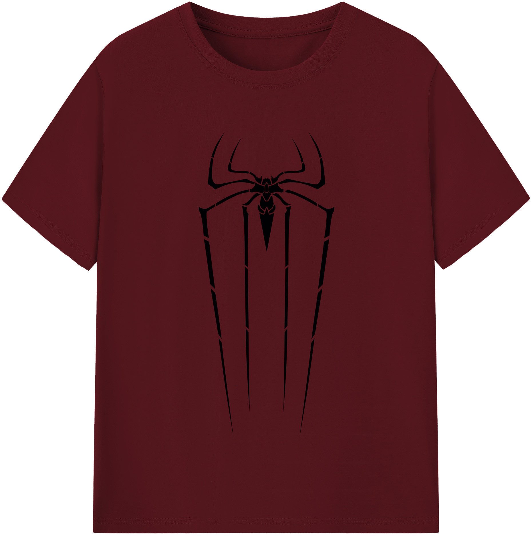（画像用） Spider Man スパイダーマン 綿100％半袖Tシャツ（フロントプリント）